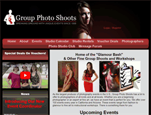 Tablet Screenshot of groupphotoshoots.com